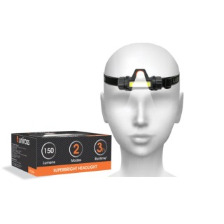 1 - Lanterna de cabeça LED ProLite 3W com ímã recarregável USB ultrabrilhante